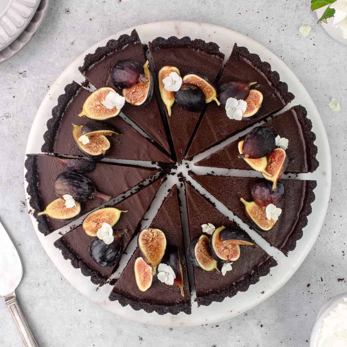No-Bake Earl Grey Chocolate Tart: Elegant & Easy Dessert
